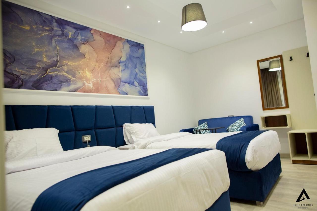 Elite Pyramids Boutique Hotel Kafrat al Jabal Bagian luar foto