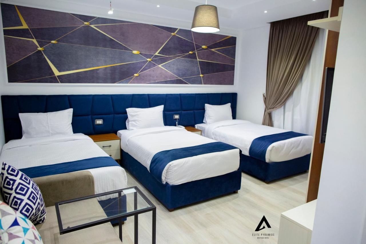 Elite Pyramids Boutique Hotel Kafrat al Jabal Bagian luar foto