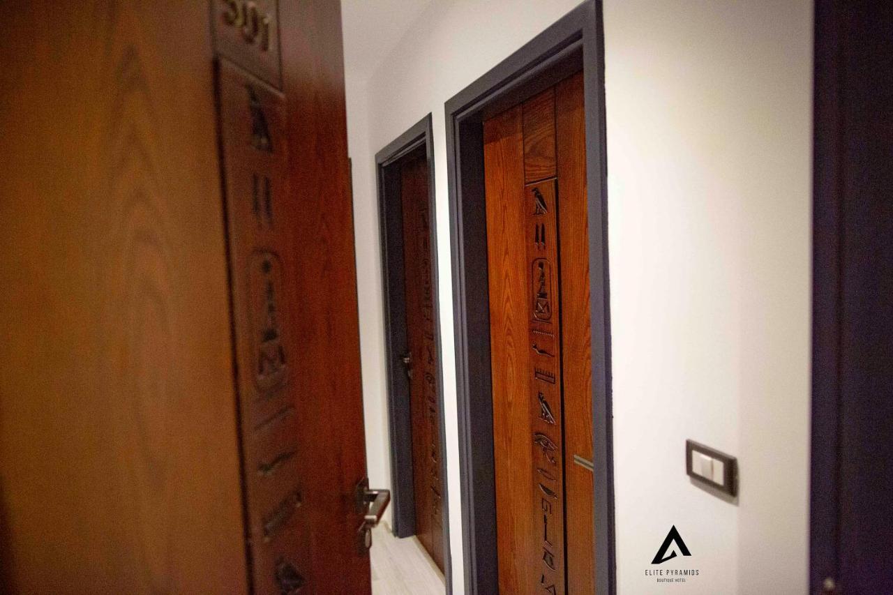 Elite Pyramids Boutique Hotel Kafrat al Jabal Bagian luar foto