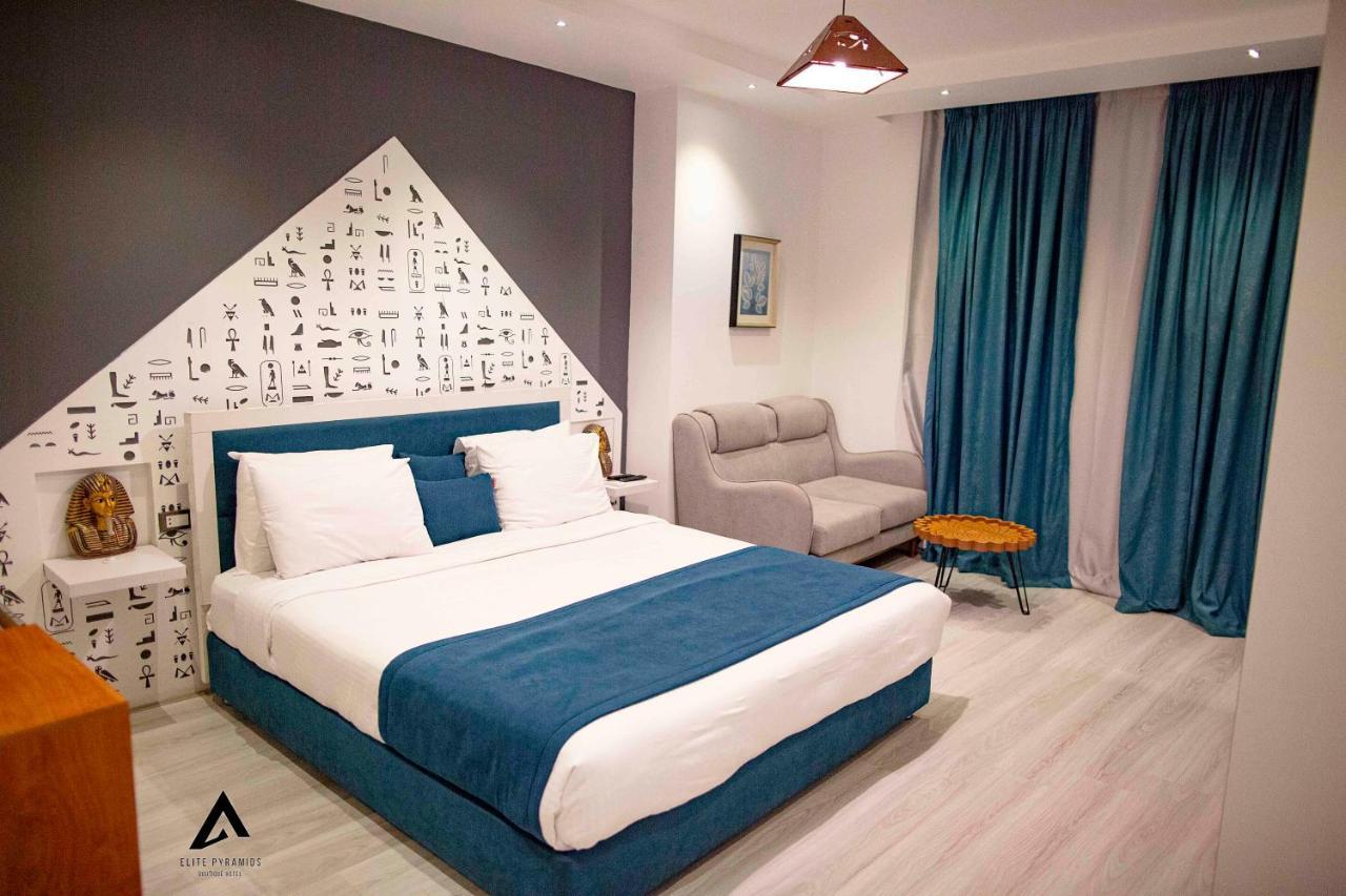 Elite Pyramids Boutique Hotel Kafrat al Jabal Bagian luar foto