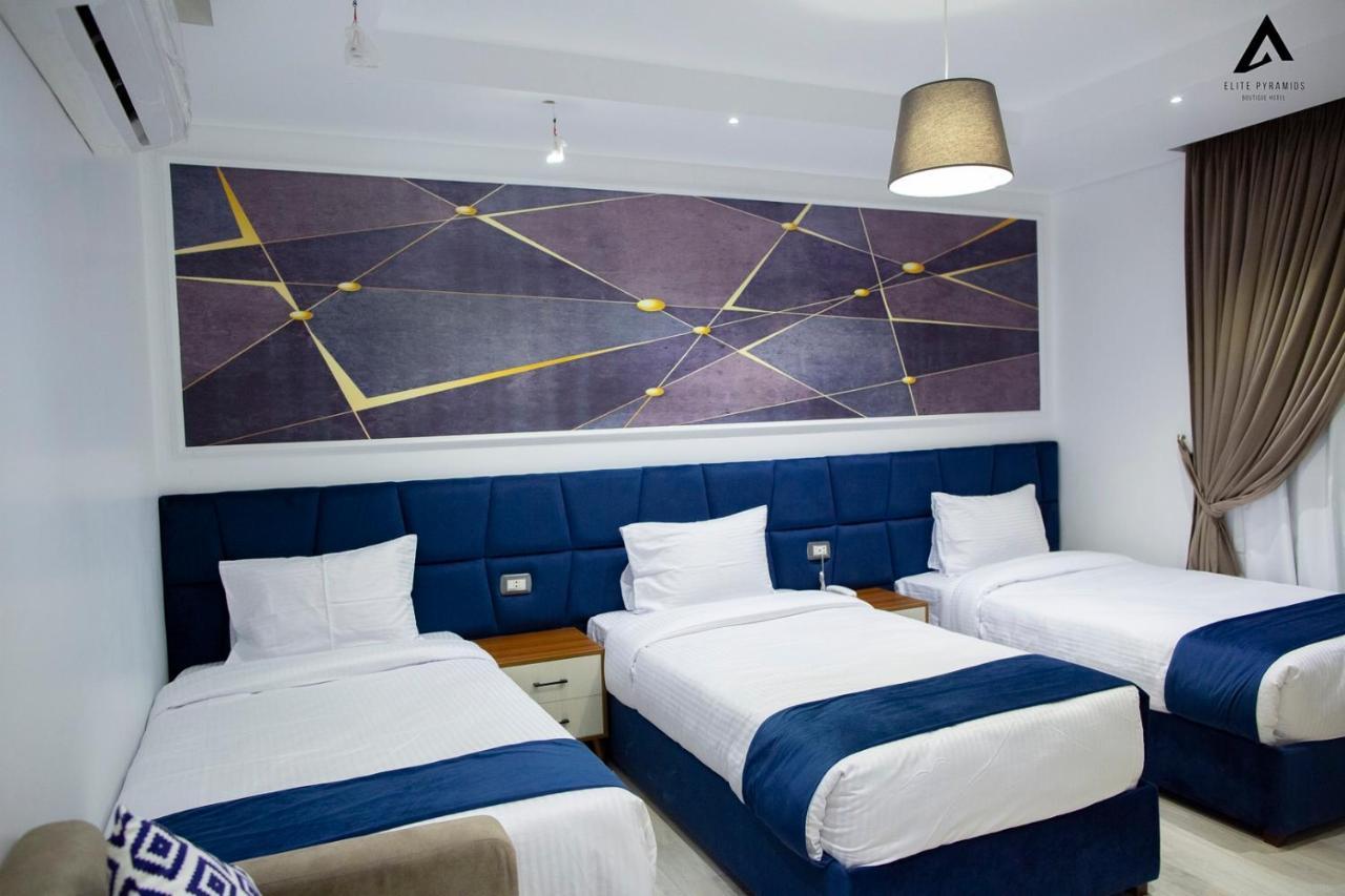 Elite Pyramids Boutique Hotel Kafrat al Jabal Bagian luar foto