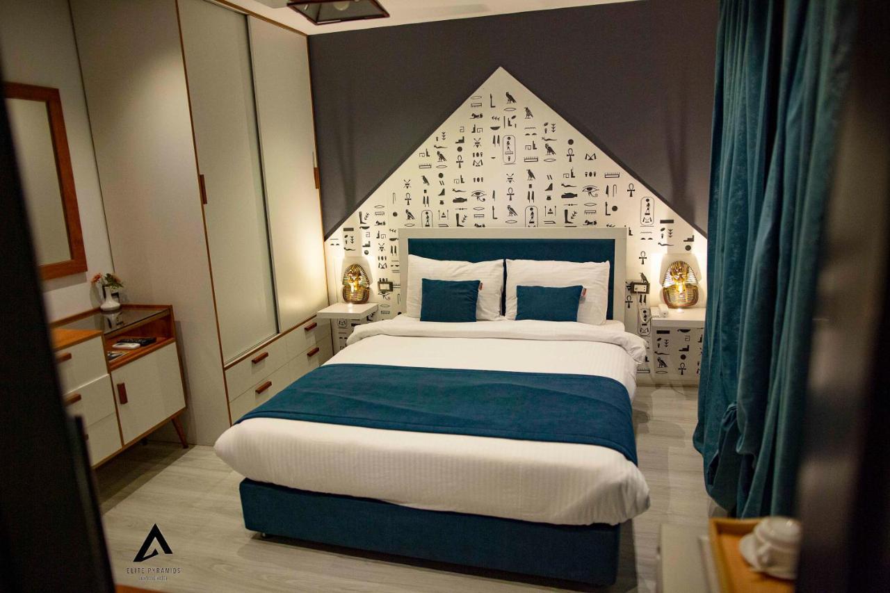 Elite Pyramids Boutique Hotel Kafrat al Jabal Bagian luar foto