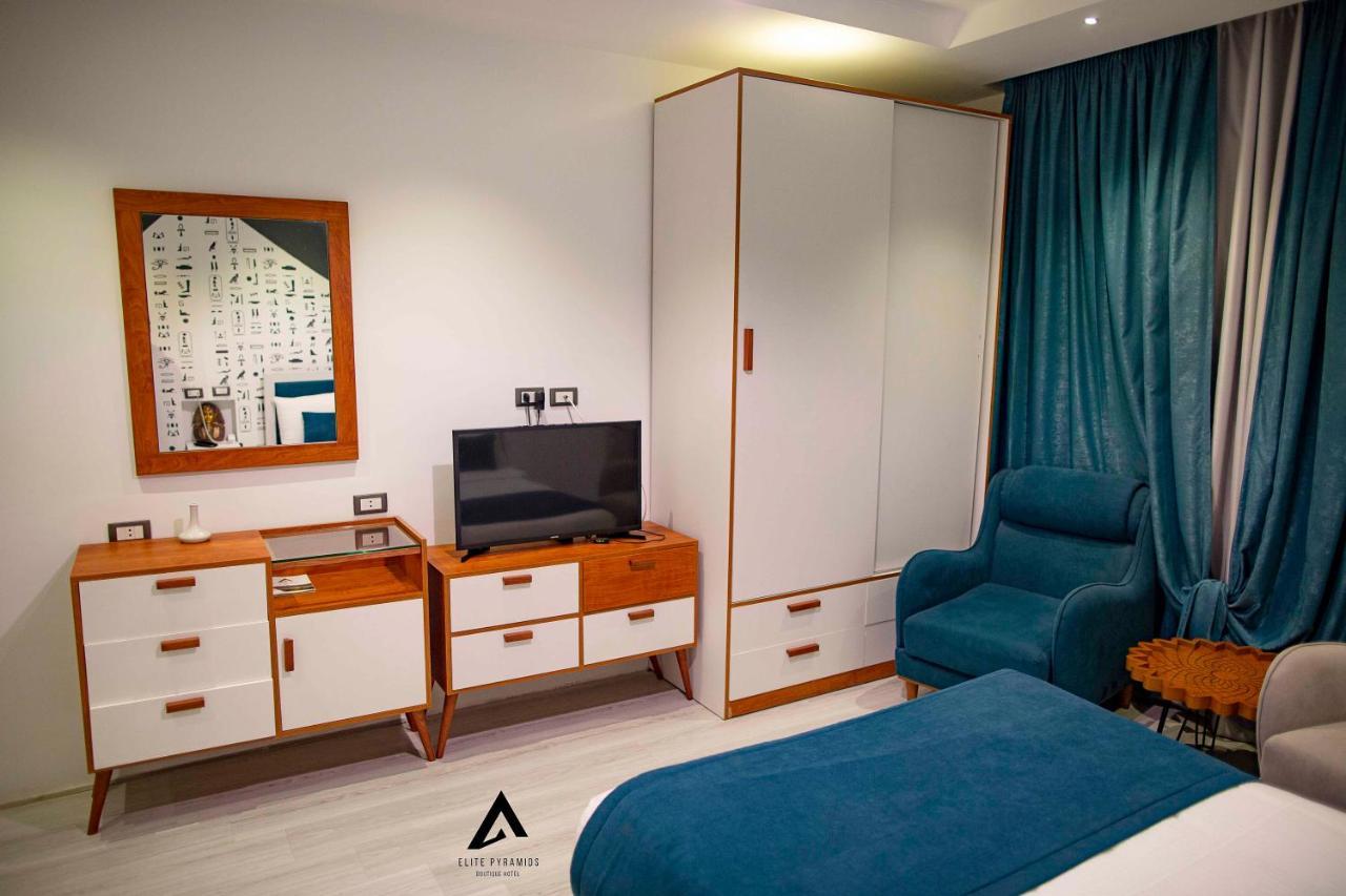 Elite Pyramids Boutique Hotel Kafrat al Jabal Bagian luar foto