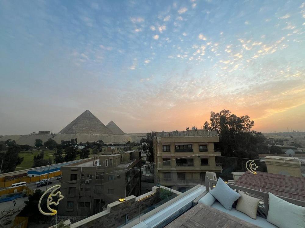 Elite Pyramids Boutique Hotel Kafrat al Jabal Bagian luar foto